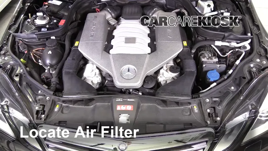 2010 Mercedes-Benz E63 AMG 6.3L V8 Air Filter (Engine)
